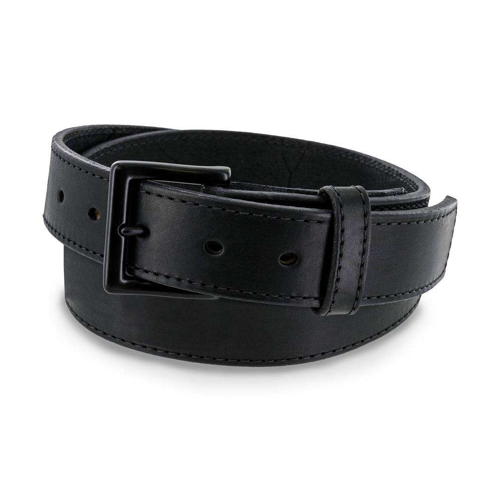 Blackout Leather Belt, Handmade Thick Belt – Craft and Lore