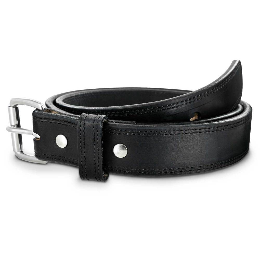 Hanks Old World Harness Belt Stitched - Black
