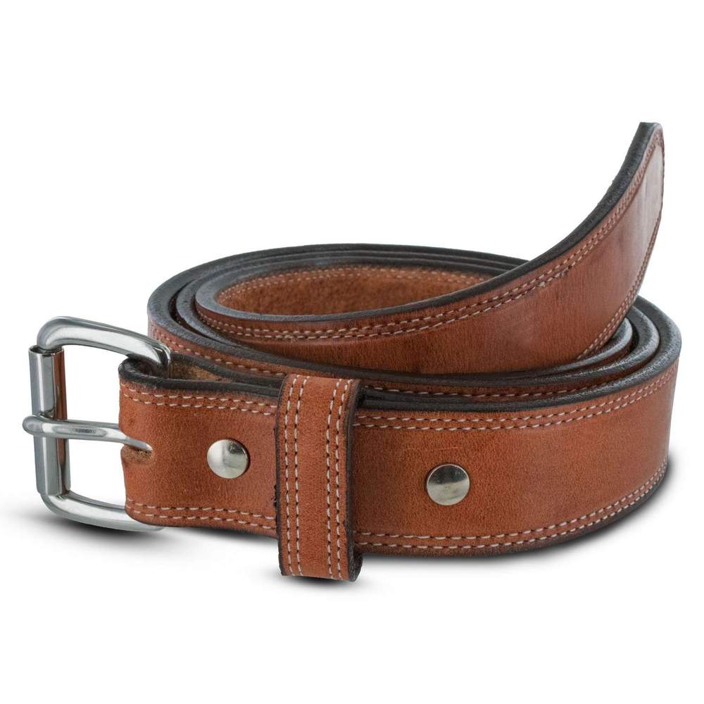Leather Gun Belt - Harness Leather - Free Shipping - Hanks Belts