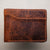 Hanks Belts Medium Bifold Bison Wallet