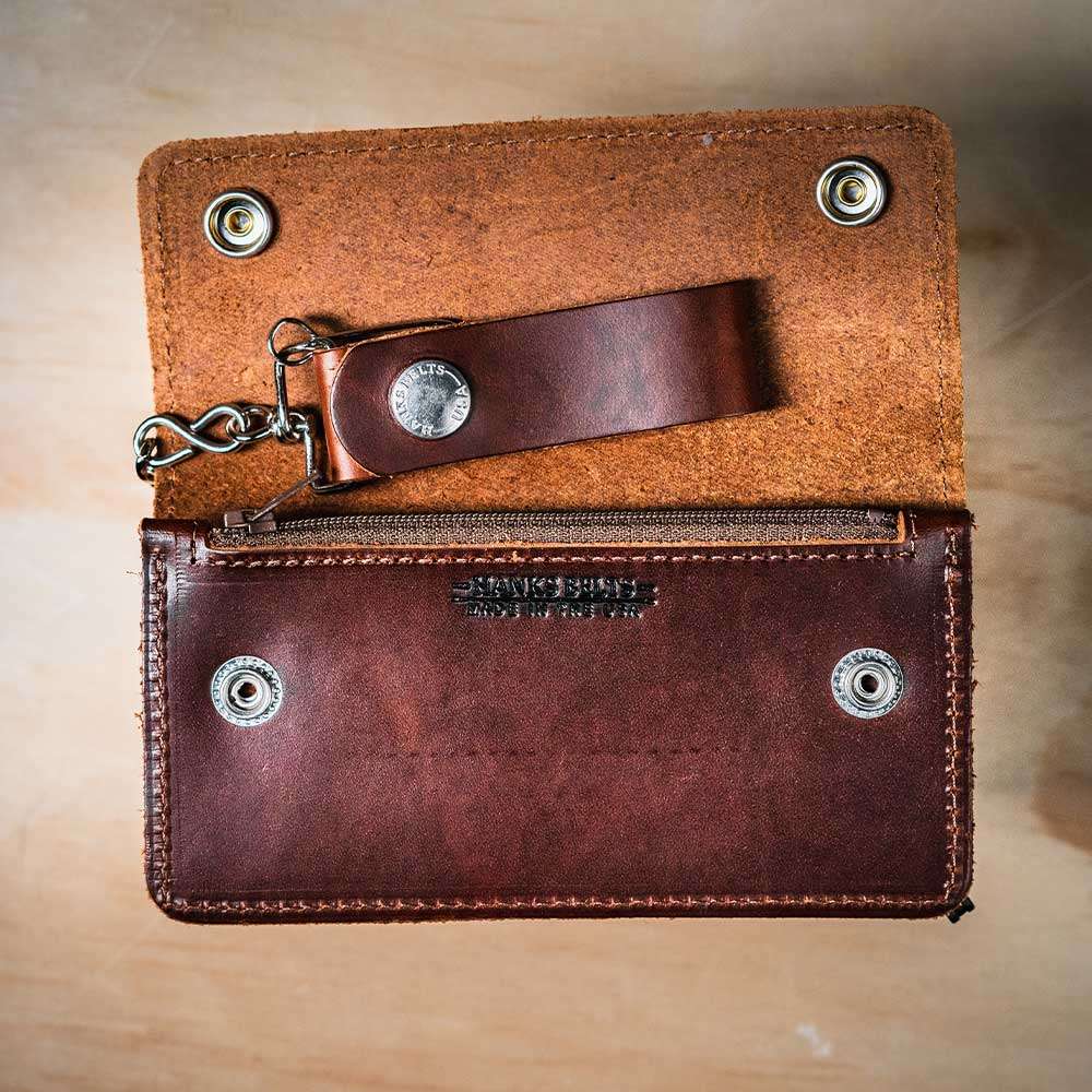 Leather Biker Wallet