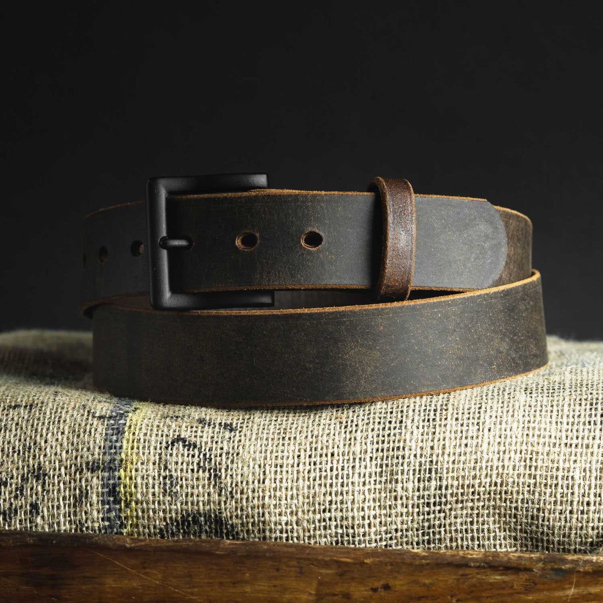 Crazy Horse Leather Jean Belt