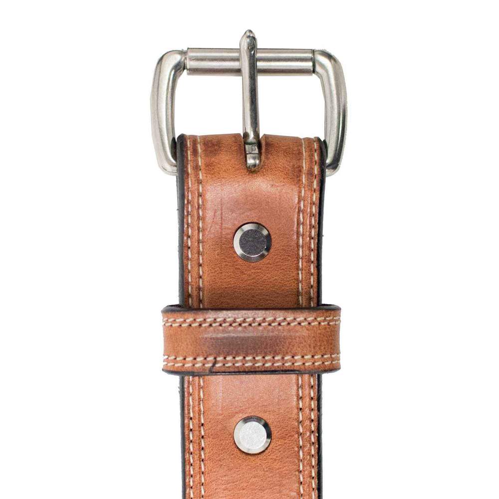 Leather Belt Blank - Horween CXL - Made for Buckles - Chicago Screws -  Leather Belt Keeper - www.thecopperbuckle.com