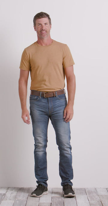 Crazy Horse Leather Jean Belt