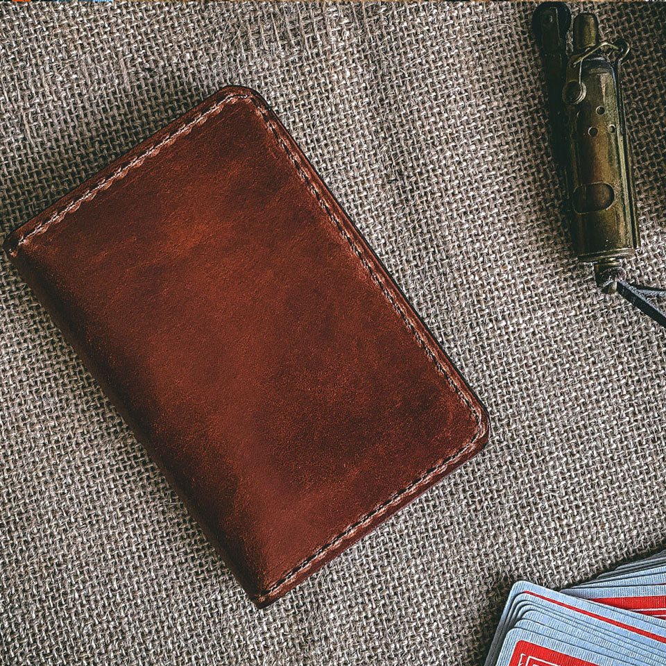 Handmade Leather Front Pocket Wallet