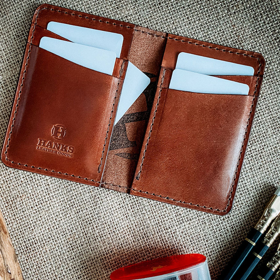 Front Pocket USA Made Leather Wallet