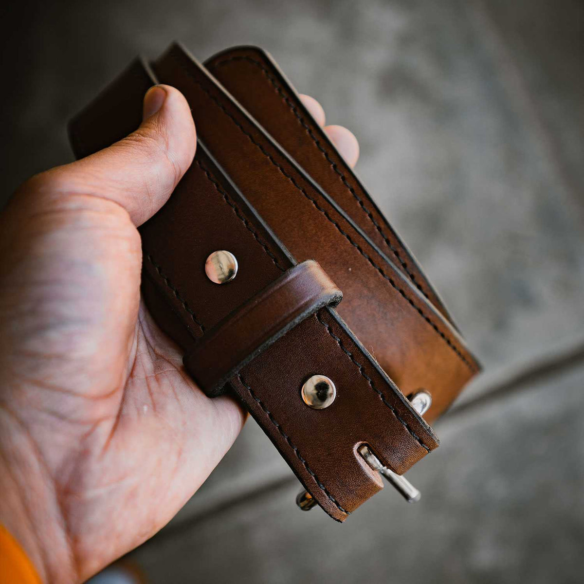 Stitched Belt Keepers - 1.5 - Hanks Belts