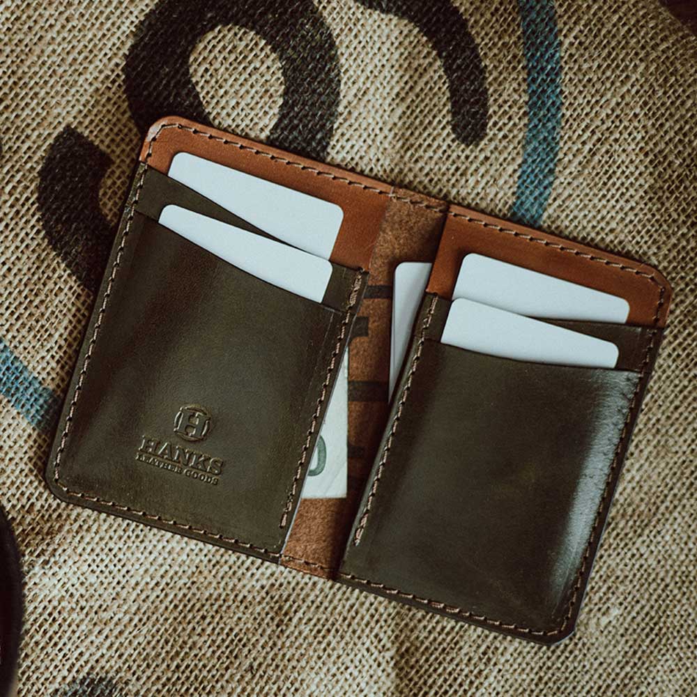 Front Pocket USA Made Leather Wallet