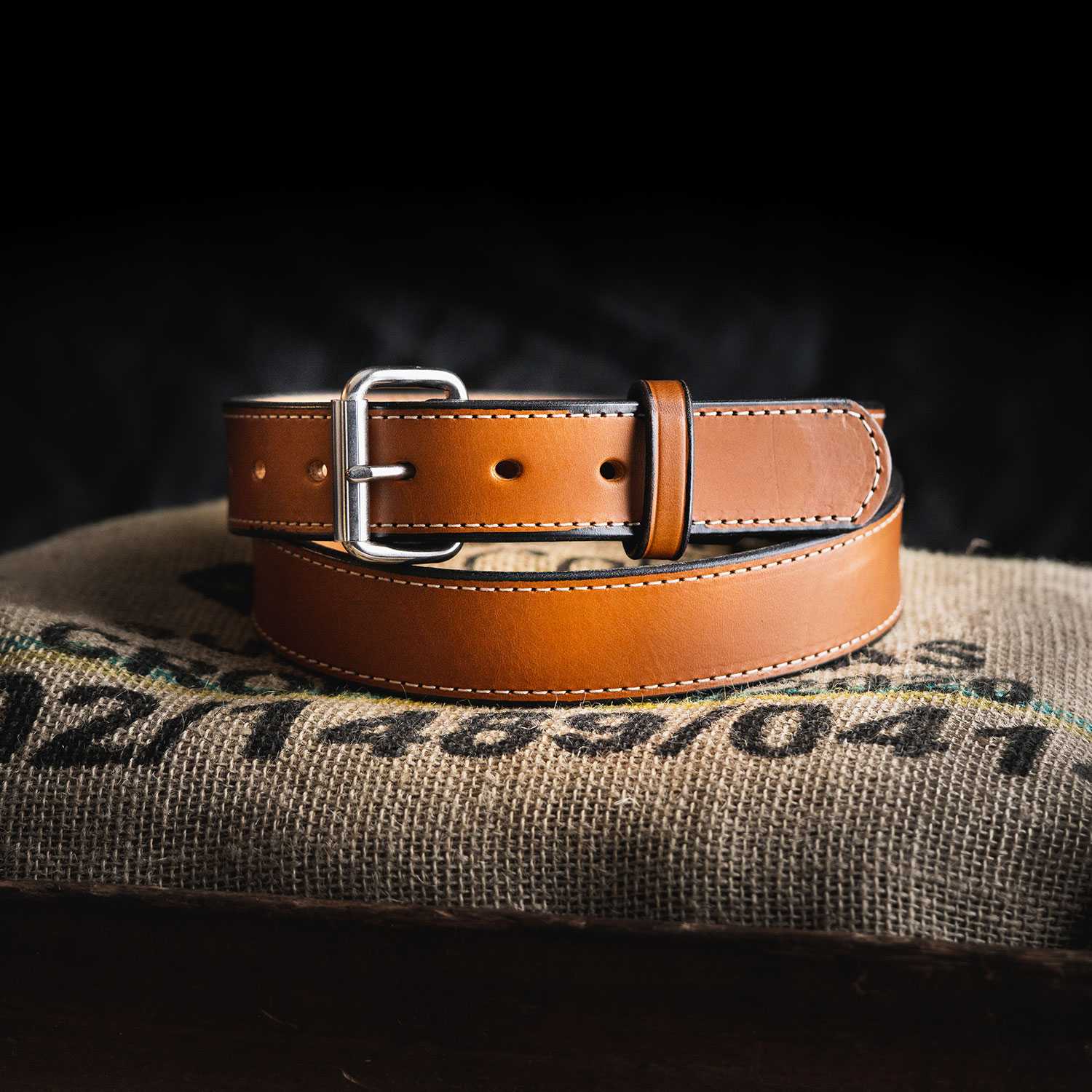 Leather Gun Belt - 1.5 Inch Belt - Hanks Belts