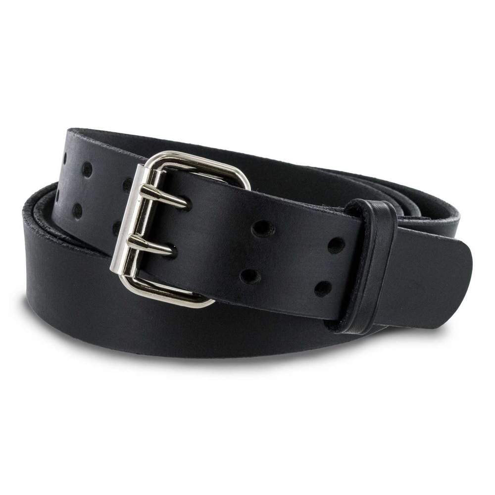 White DB Icon Dreave Reversible Belt with Prong S/M