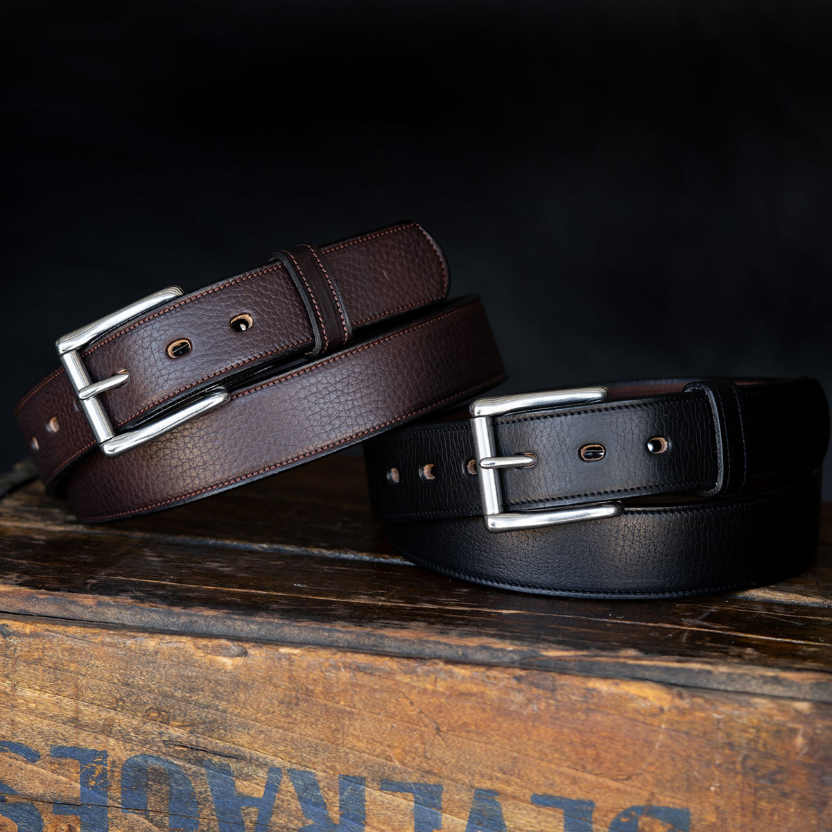 The Tuscan - Deluxe Embossed Lined Belt