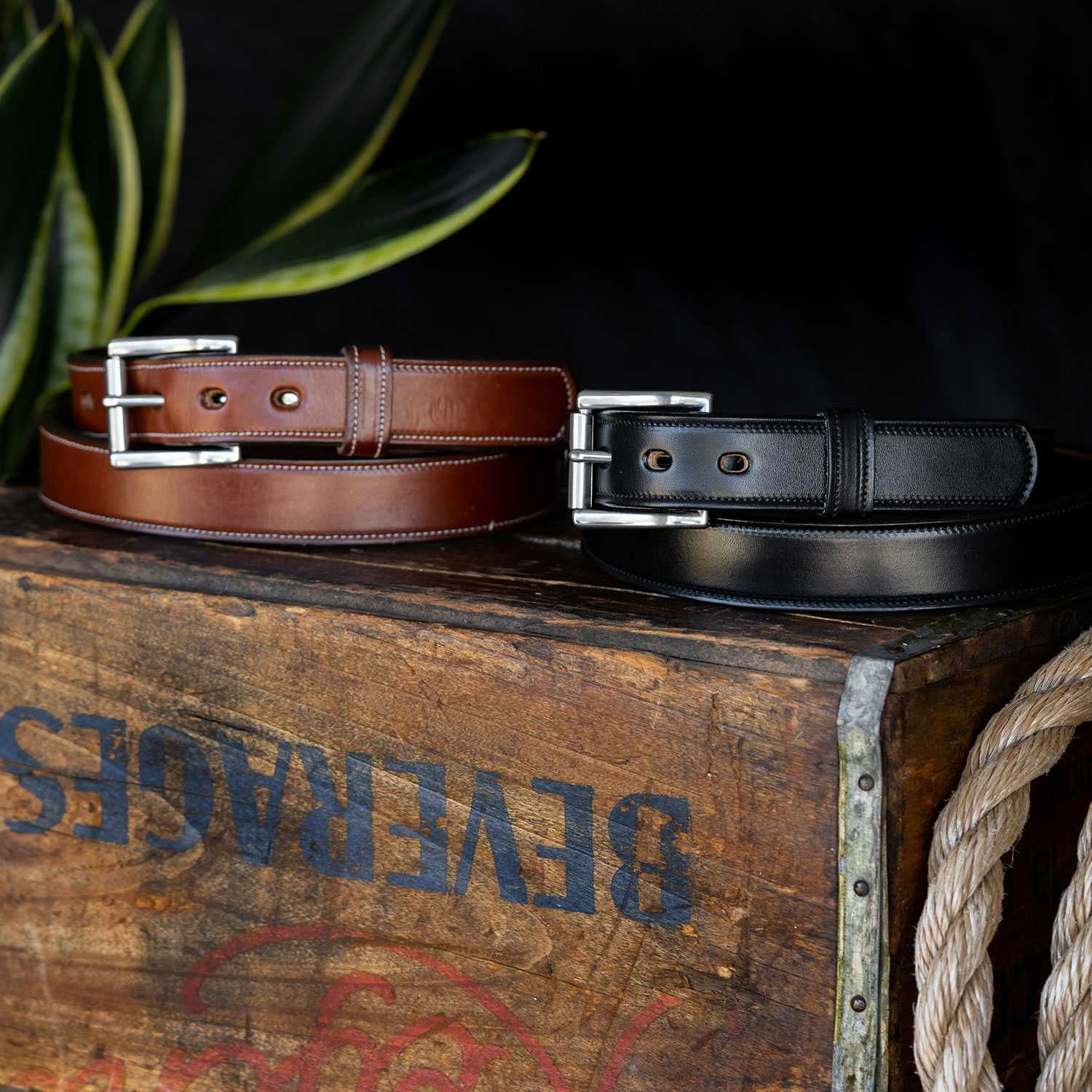 Fine leather belts sales