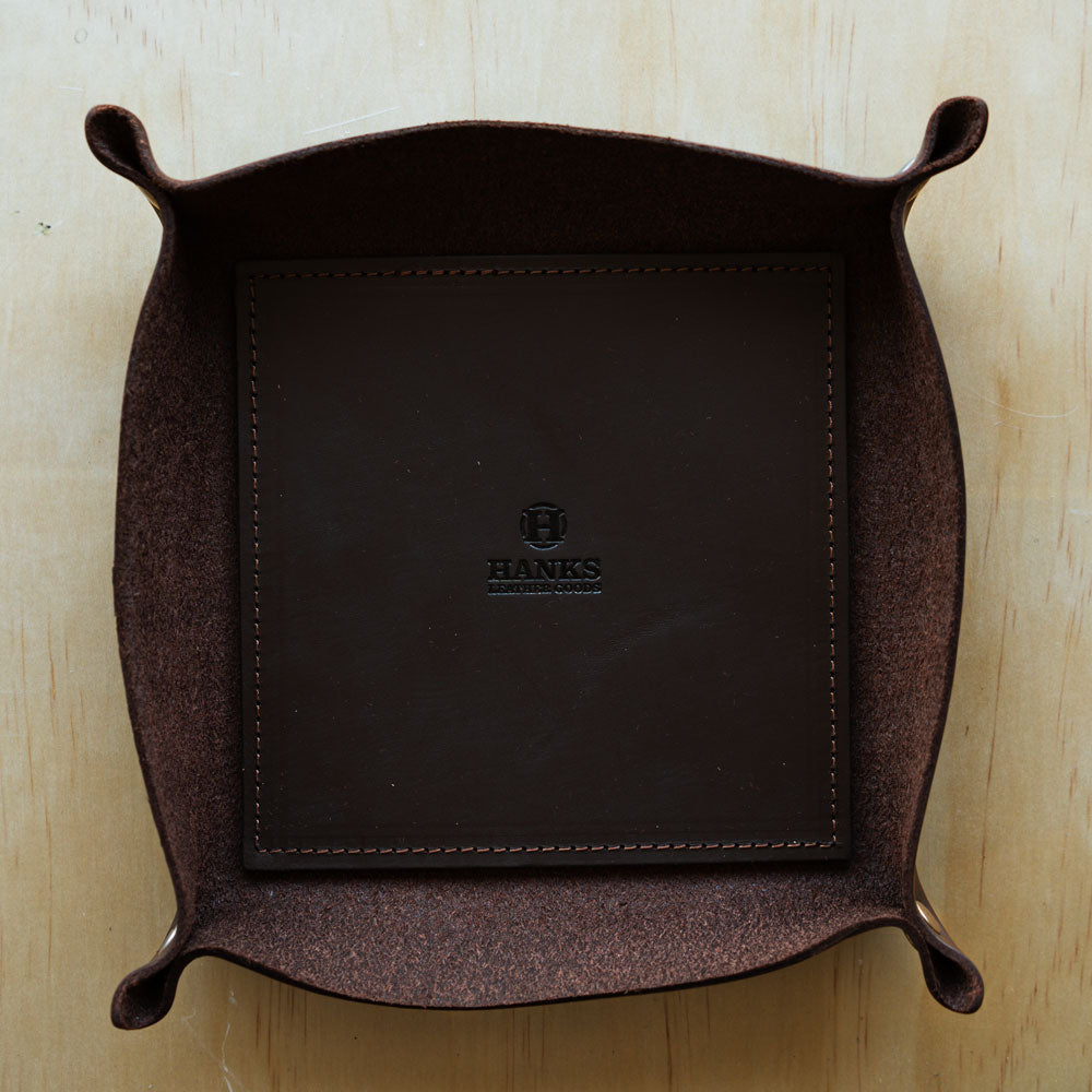 Premium Leather Valet Tray