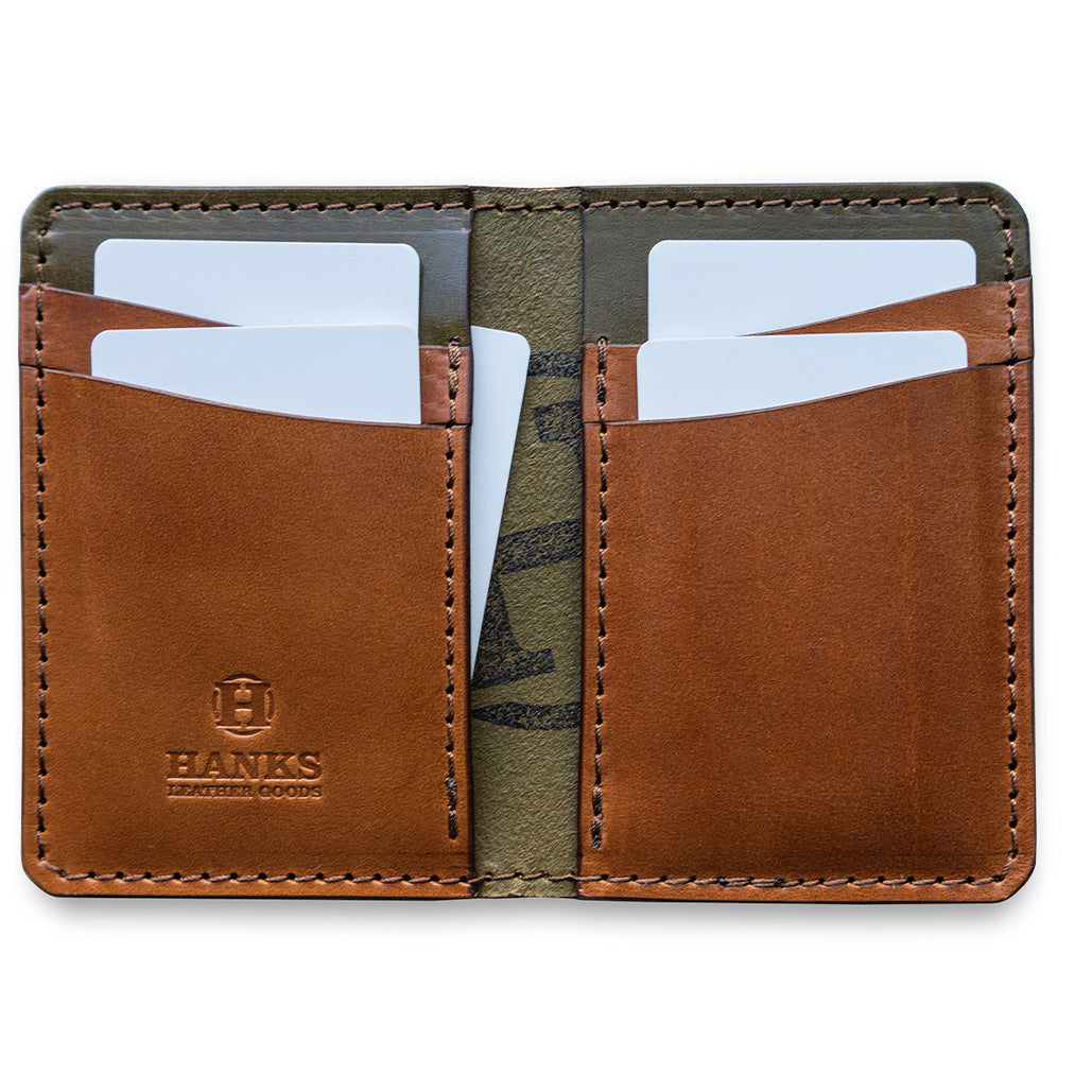 Front Pocket USA Made Leather Wallet