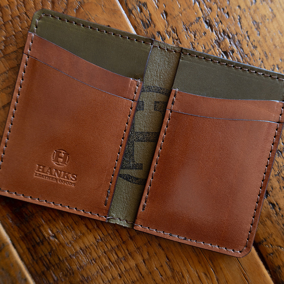 Front Pocket USA Made Leather Wallet