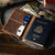 Passport Leather Wallet Case