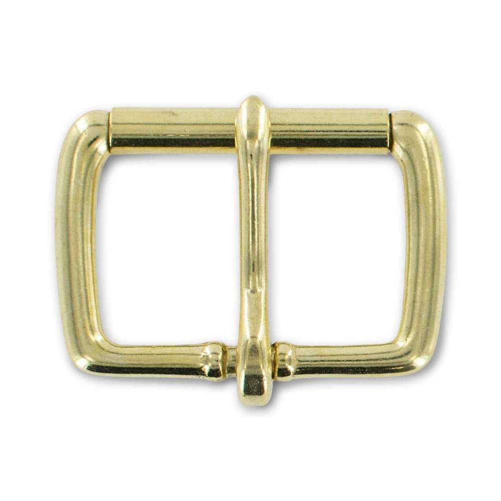 Solid Brass Roller Buckle - 1.75 - Hanks Belts