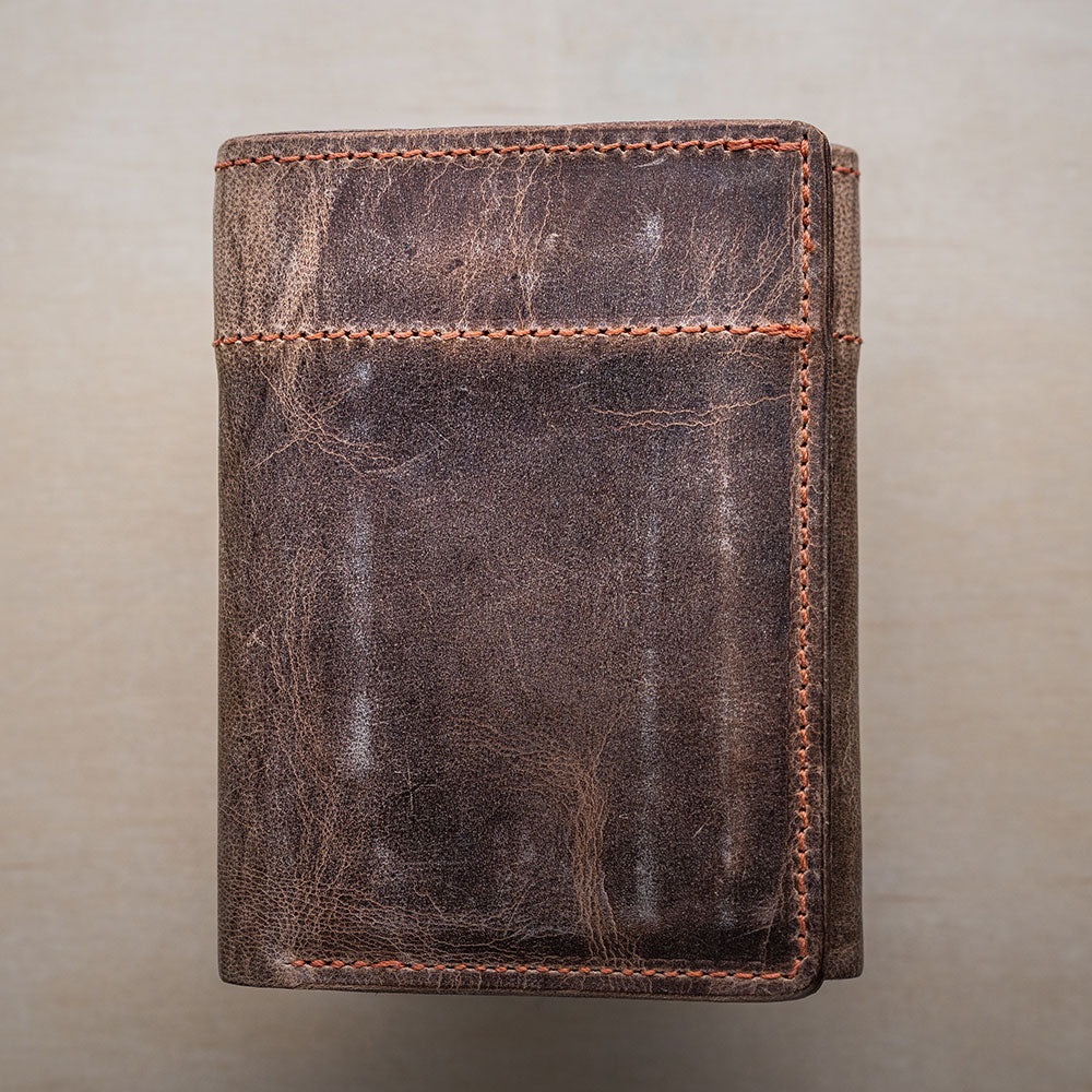 USA Made Leather Trifold Wallet