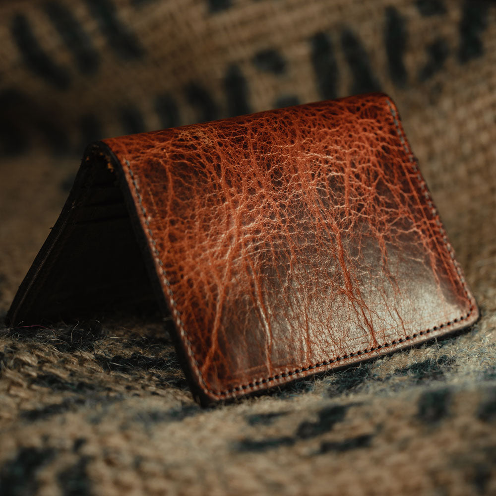 Goatskin Leather Slimline Card Case