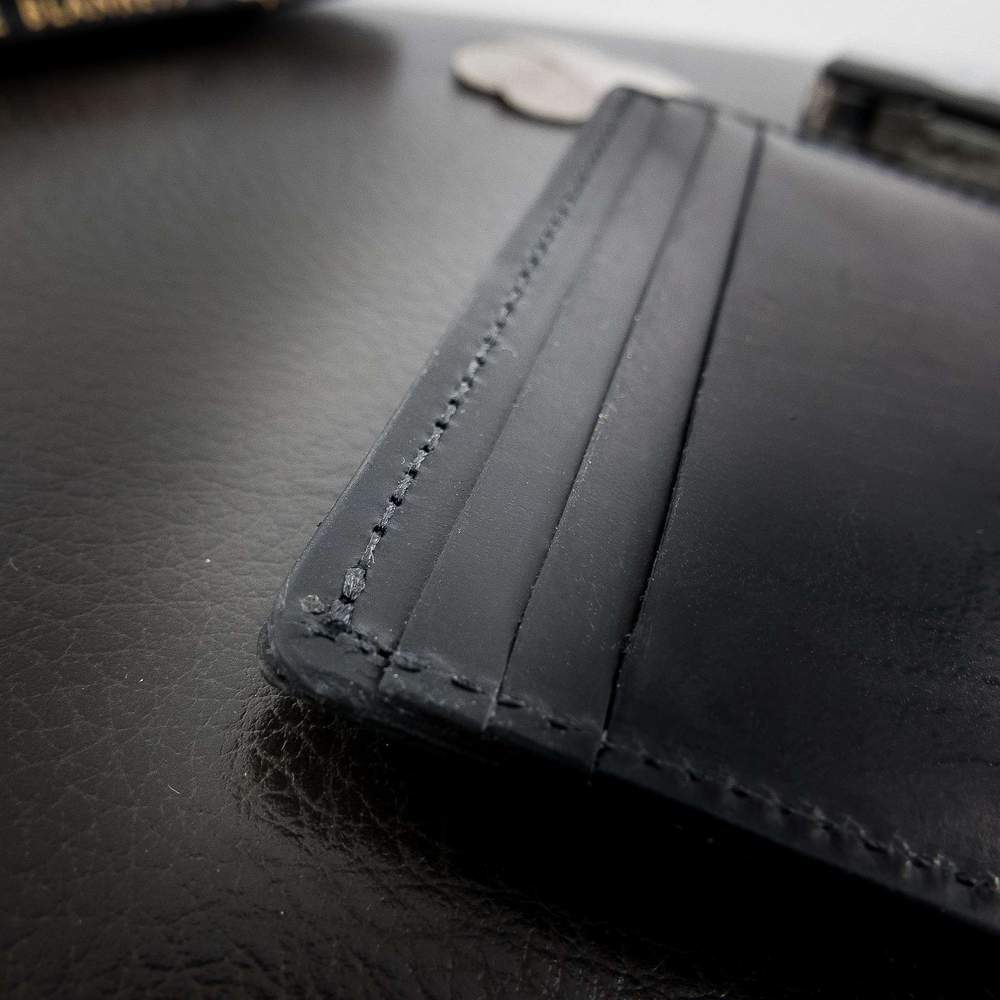 Money Clip Leather Wallet