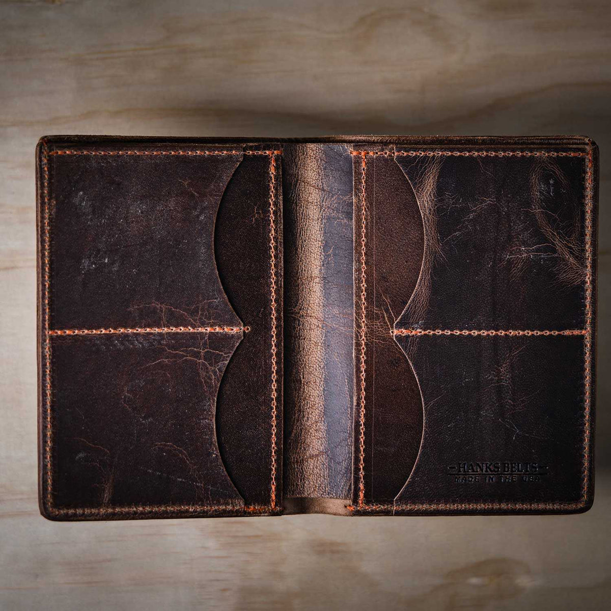 Passport Leather Wallet Case