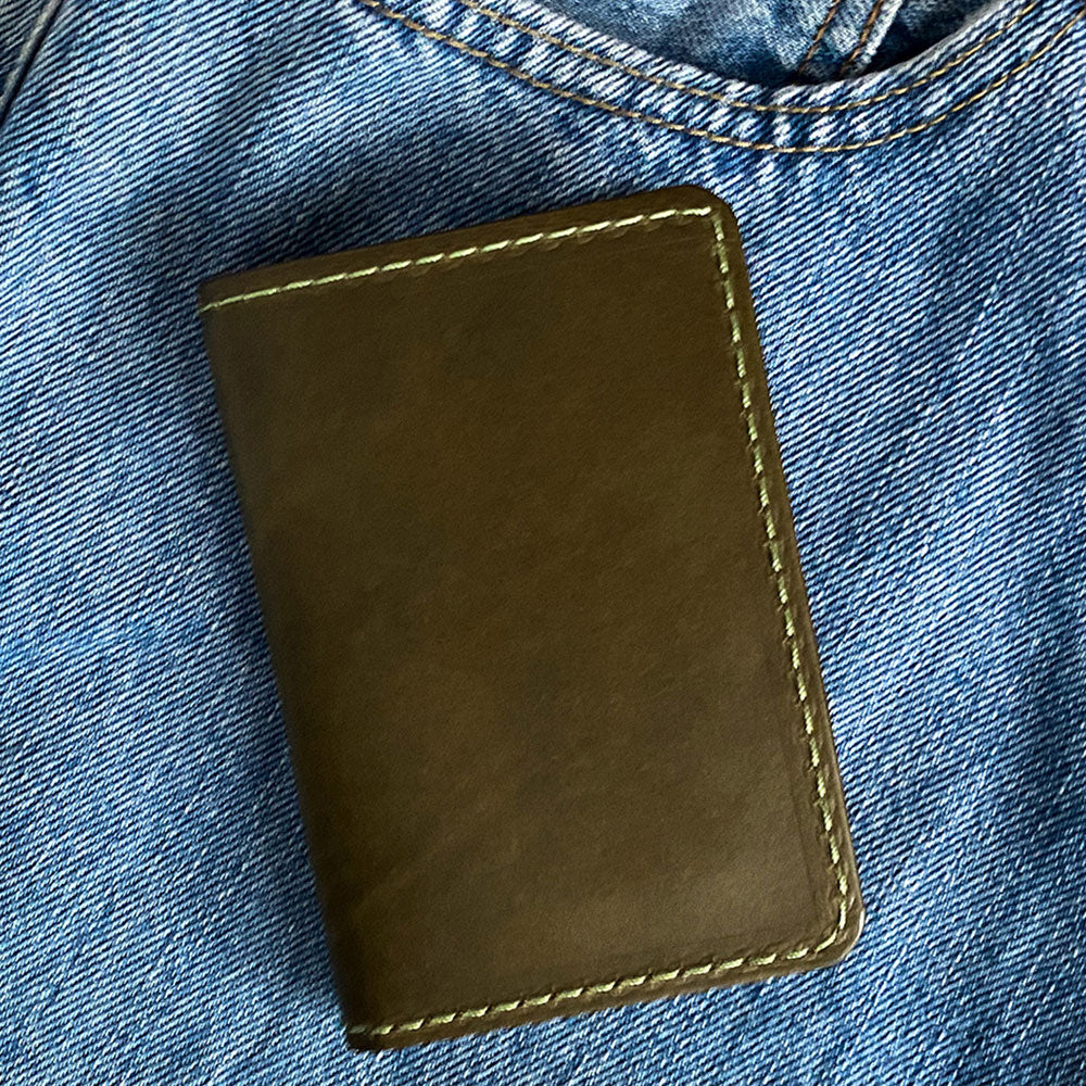 Front Pocket USA Made Leather Wallet