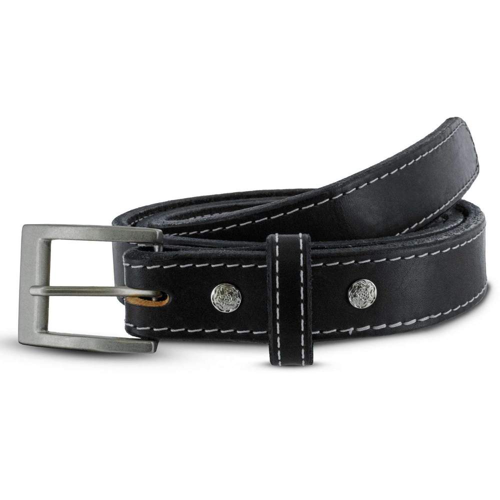 Women&#39;s Bonnie CCW Gun Belt - Black White Stitching