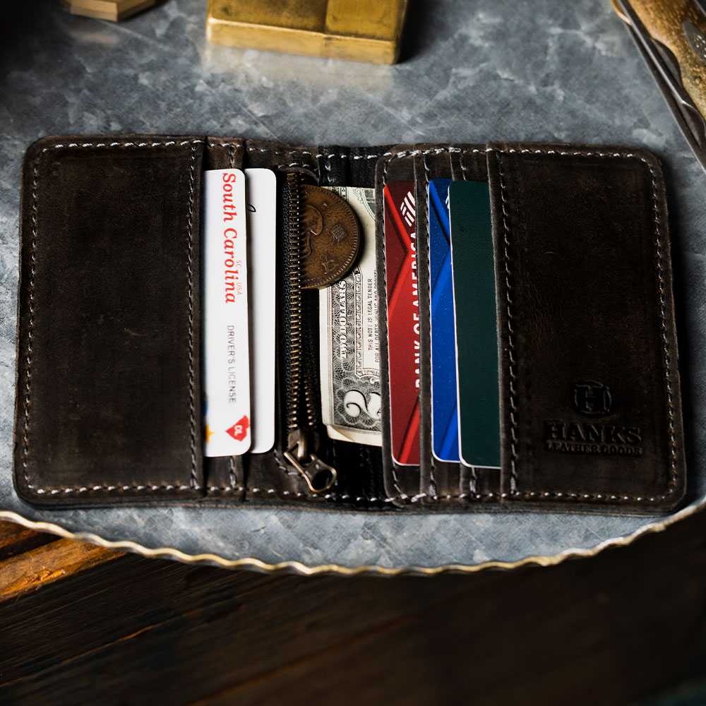 Front Pocket Zipper Card Case